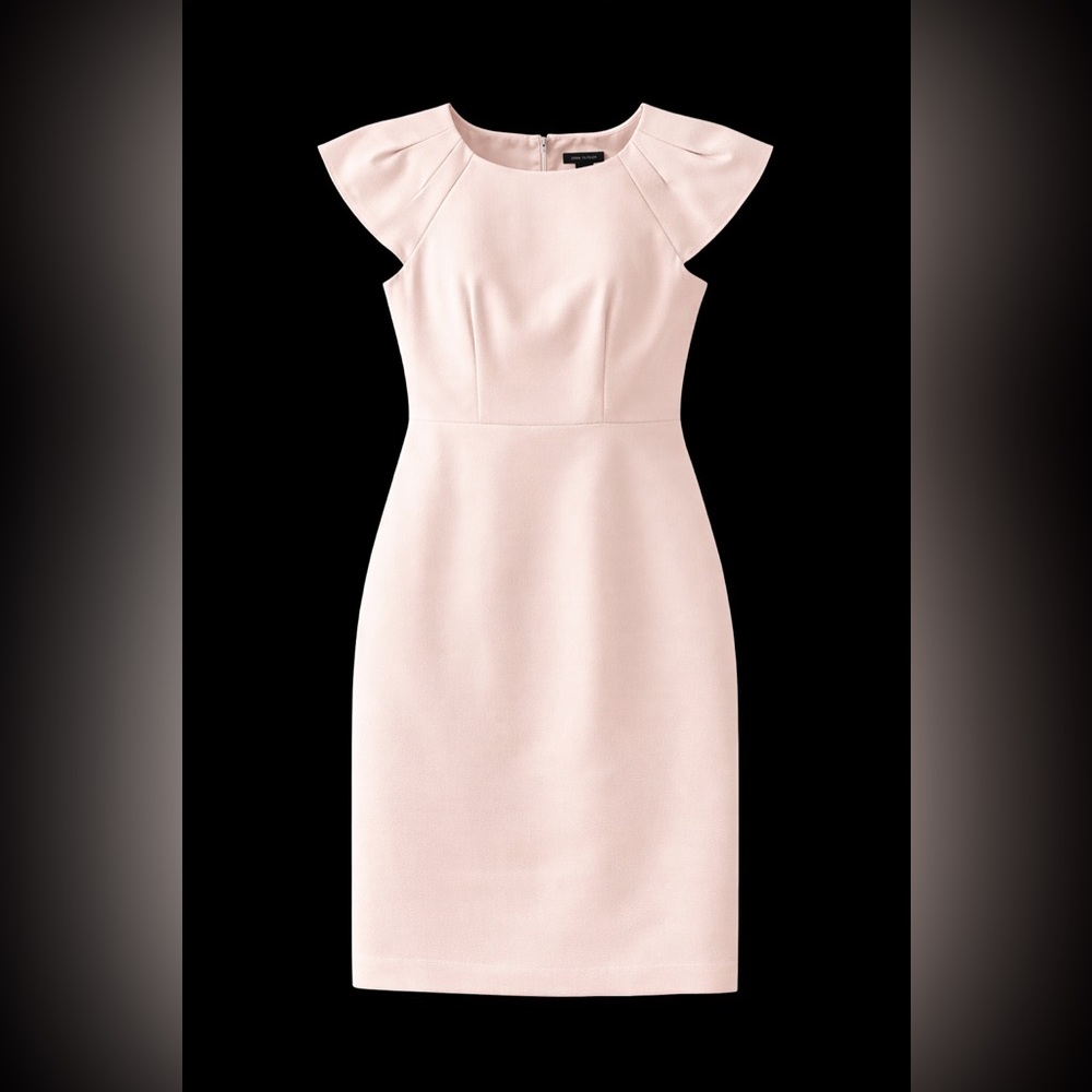 Ann Taylor Blush Pink Knee-Length Sheath Dress Size 2 NWT